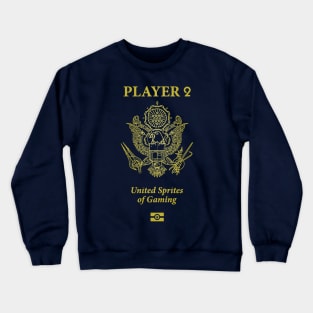 Passport to Gaming - Player 2 USA Crewneck Sweatshirt